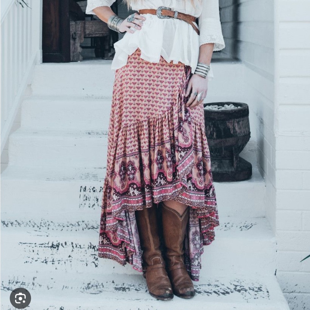 Spell Sunset Road Wrap Skirt